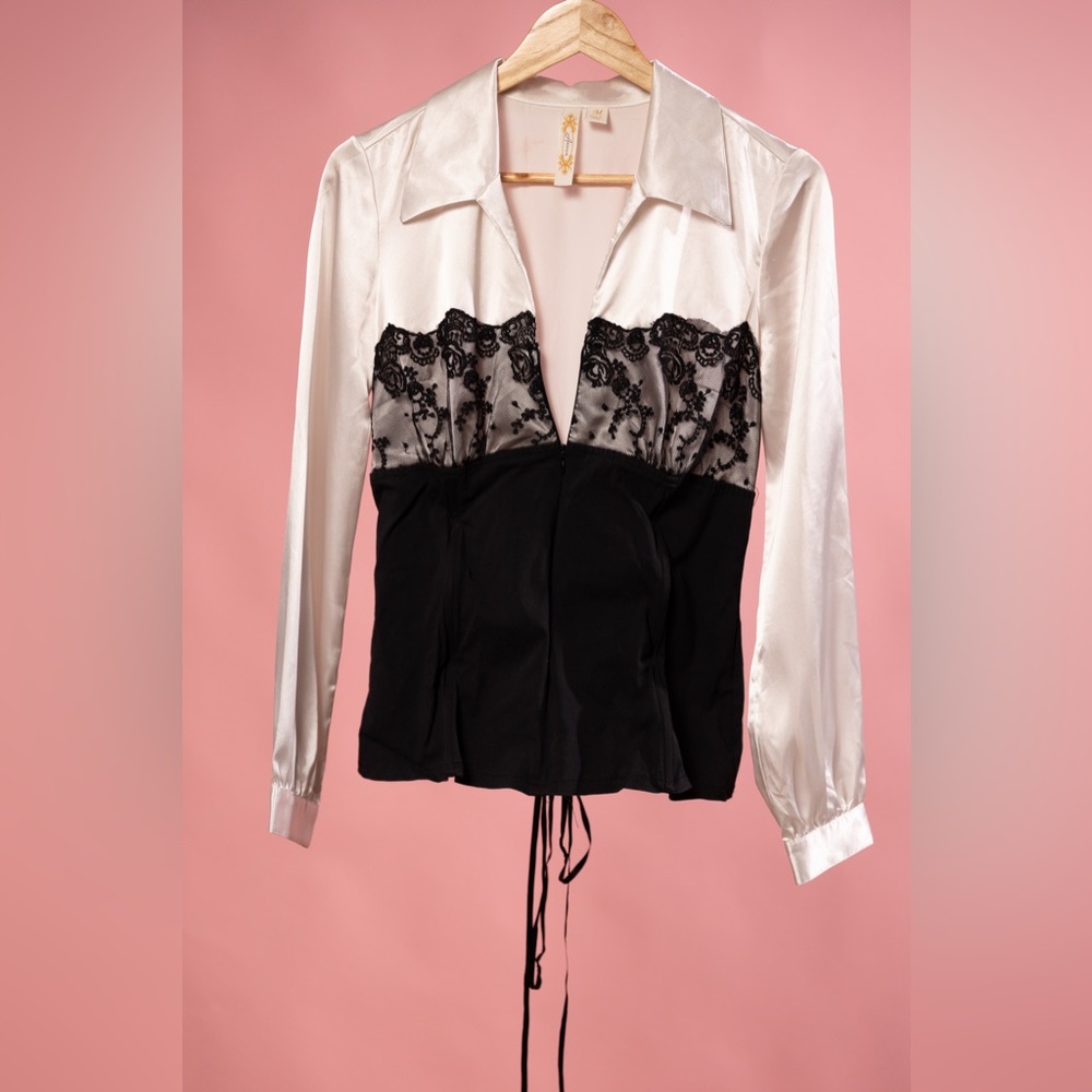 ADIVA Corset/Lace Blouse
